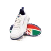 Herresneaker Court hvid og marineblå Herresneaker Court hvid og marineblå