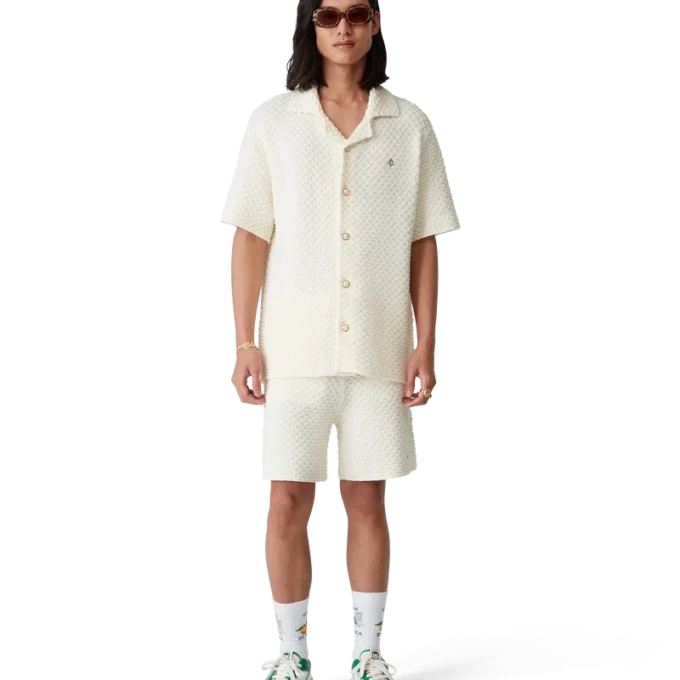 Court grøn og hvid herresneaker