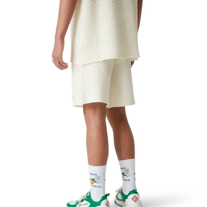 Court grøn og hvid herresneaker