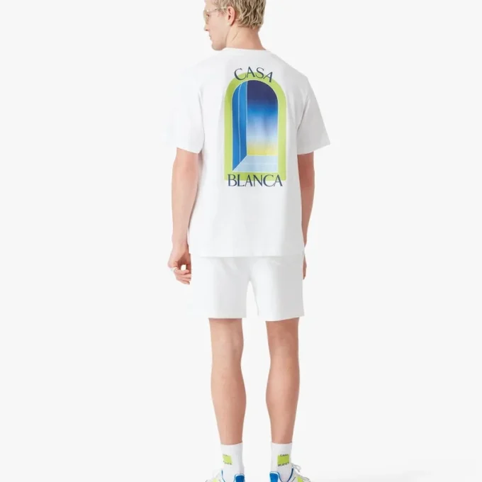 Hvid Arches T-shirt med korte shorts