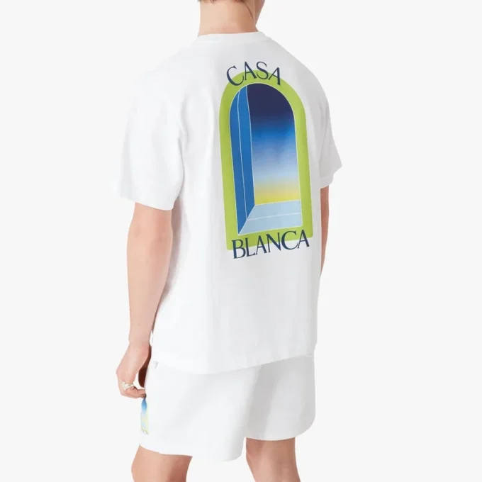 Hvid Arches T-shirt med korte shorts