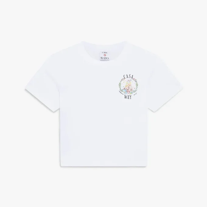 Hvid Casa Way Baby Short Sleeve T-shirt