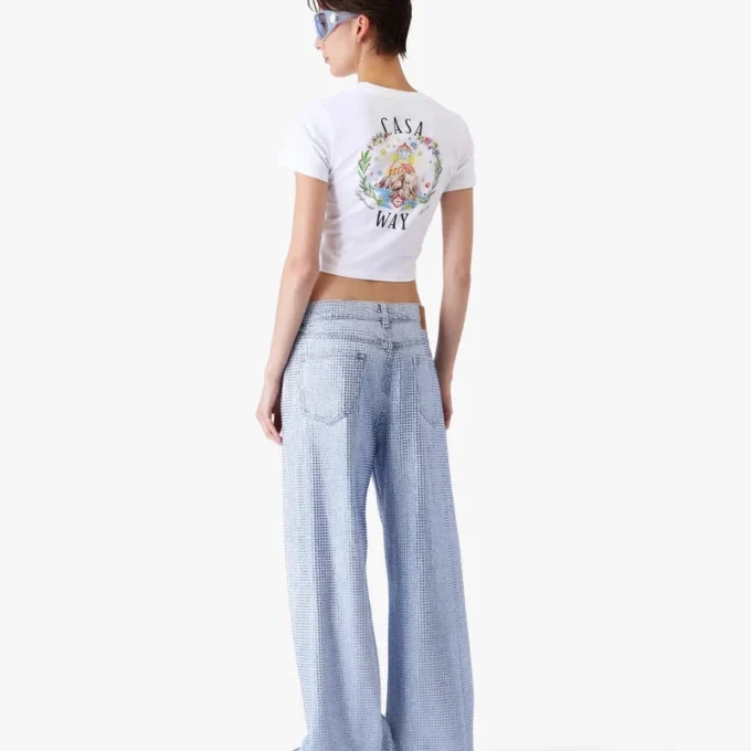 Hvid Casa Way Baby Short Sleeve T-shirt