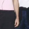 Hvid kortærmet Short-T-shirt med graffiti