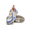 Court-sneaker til kvinder i hvid og blå