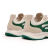 Hvid og grøn Stade-sneaker til kvinder Hvid og grøn Stade-sneaker til kvinder