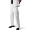 Hvide chino-bukser med monogram