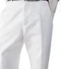 Hvide chino-bukser med monogram