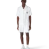 Hvide frotté-Shorts