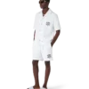 Hvide frotté-Shorts