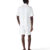 Hvide frotté-Shorts
