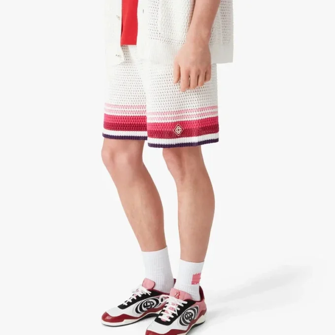 Hvide hæklede Shorts Hvide hæklede Shorts