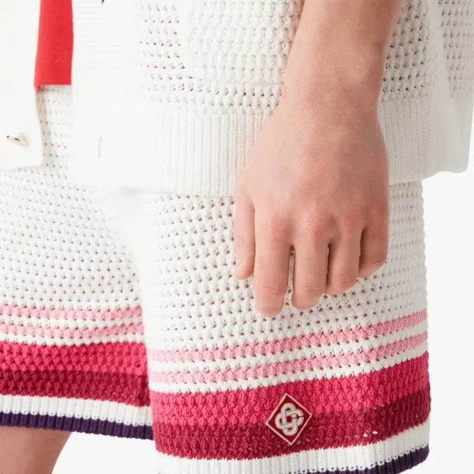 Hvide hæklede Shorts Hvide hæklede Shorts