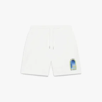 Hvide L’arche-sweatshorts