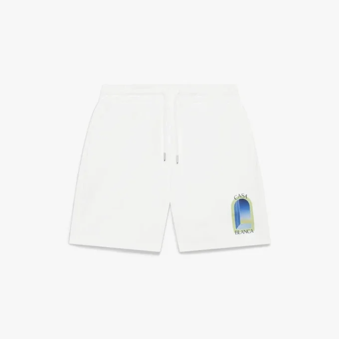 Hvide L’arche-sweatshorts Hvide L’arche-sweatshorts