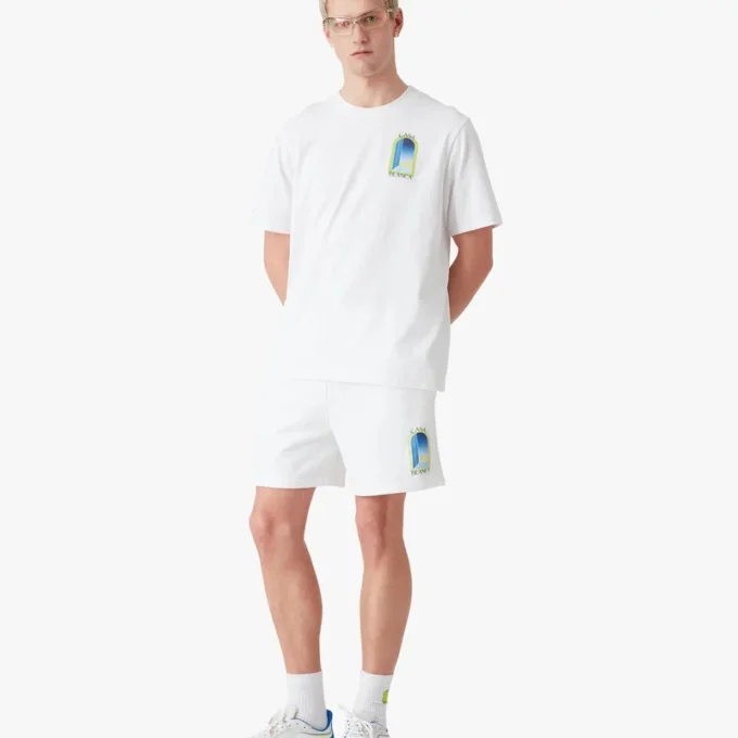 Hvide L’arche-sweatshorts Hvide L’arche-sweatshorts
