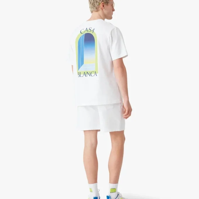 Hvide L’arche-sweatshorts Hvide L’arche-sweatshorts