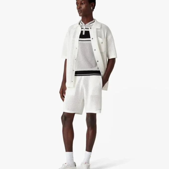 Hvide mesh-Shorts Hvide mesh-Shorts