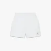 Hvide monogram-Shorts i frotté