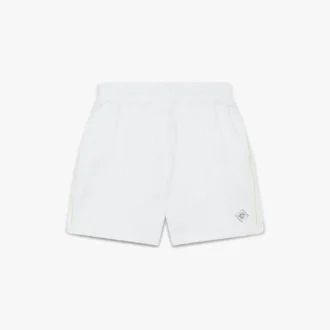 Hvide monogram-Shorts i frotté