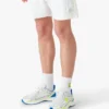 Hvide monogram-Shorts i frotté