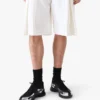 Hvide plisserede baggy shorts