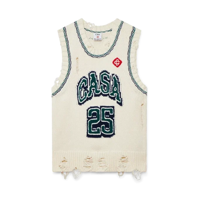 Intarsia Baseball Top