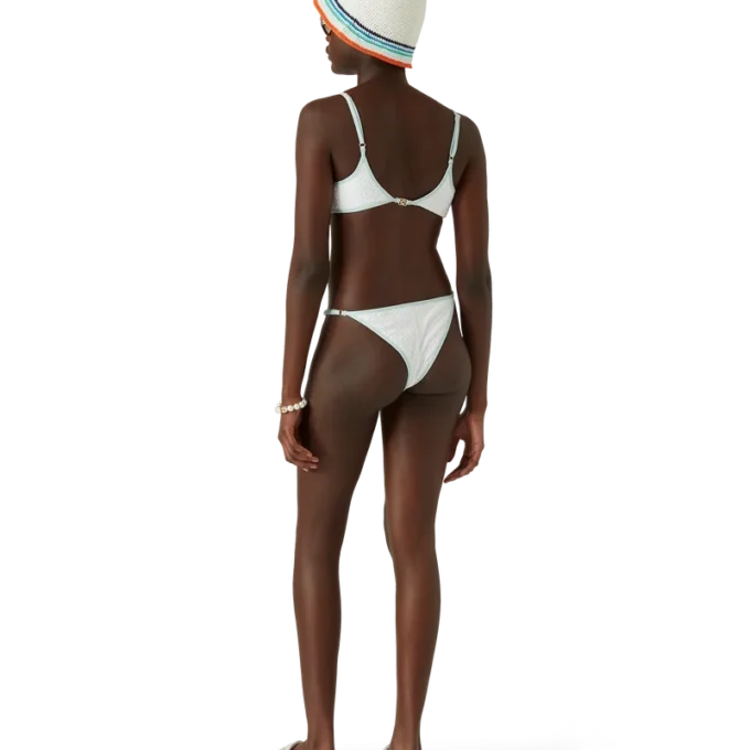 Jacquard-bikini-top med monogram Jacquard-bikini-top med monogram