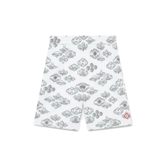 Jacquard-mønstrede træningsshorts