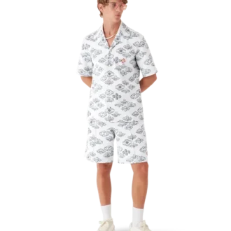 Jacquard-mønstrede træningsshorts