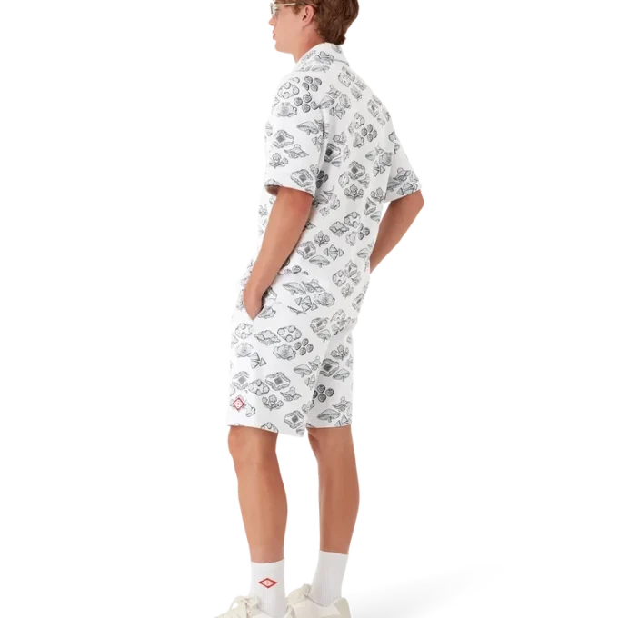Jacquard-mønstrede træningsshorts Jacquard-mønstrede træningsshorts