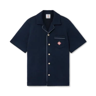 Jacquard-monogramskjorte