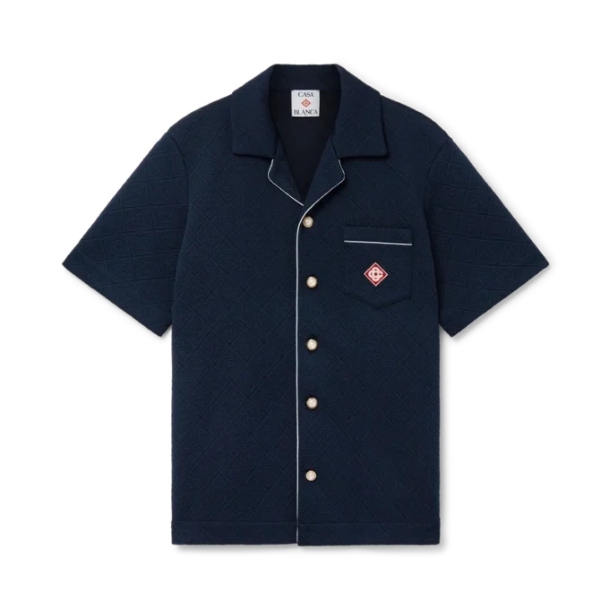Jacquard-monogramskjorte Jacquard-monogramskjorte