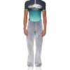 Jeans med ferskenfarvet struktur