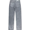 Jeans med ferskenfarvet struktur