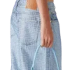 Jeans med krystalpynt