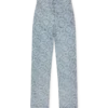 Klassiske monogram-blegede denimbukser