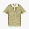 Kortærmet poloshirt med lodrette striber