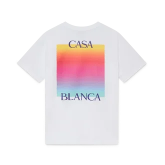 Kortærmet T-shirt med Gradient Square-logo
