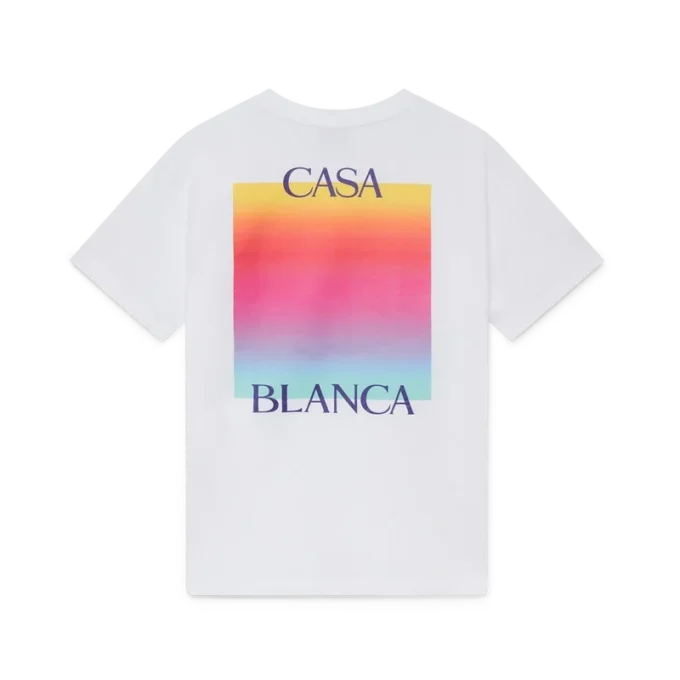 Kortærmet T-shirt med Gradient Square-logo Kortærmet T-shirt med Gradient Square-logo