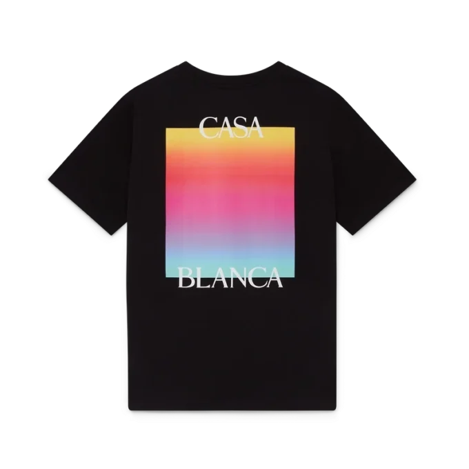 Kortærmet T-shirt med Gradient Square-logo Kortærmet T-shirt med Gradient Square-logo