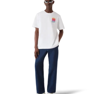 Kortærmet T-shirt med Gradient Square-logo