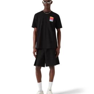 Kortærmet T-shirt med Gradient Square-logo