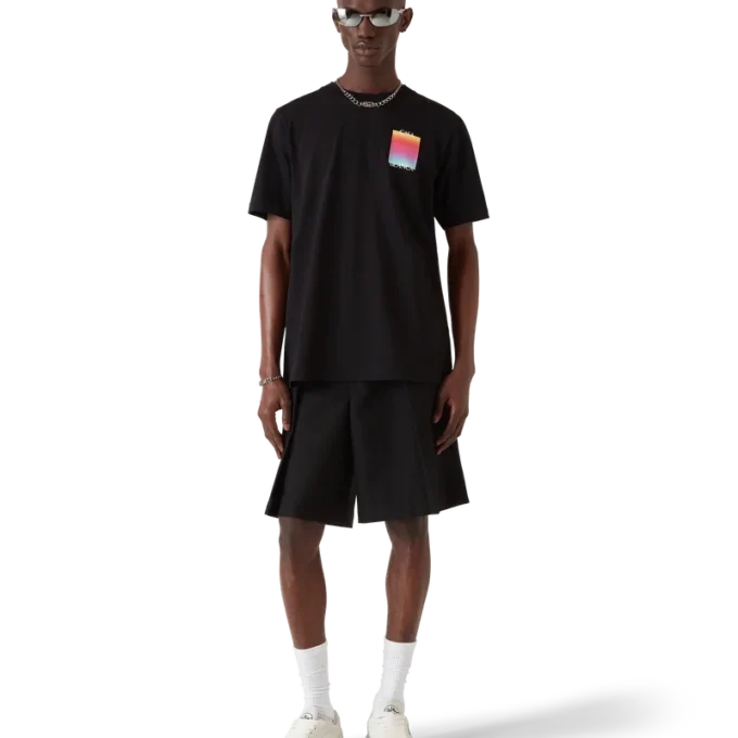 Kortærmet T-shirt med Gradient Square-logo Kortærmet T-shirt med Gradient Square-logo