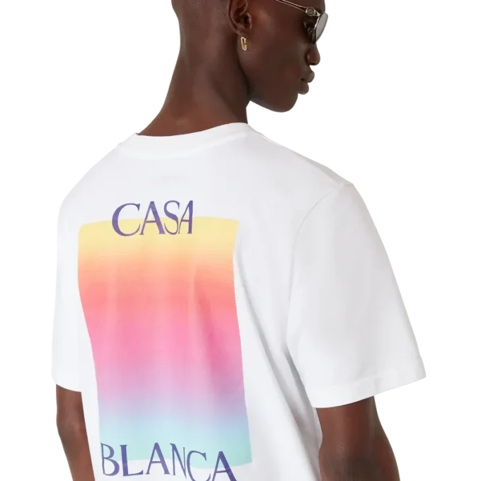 Kortærmet T-shirt med Gradient Square-logo Kortærmet T-shirt med Gradient Square-logo