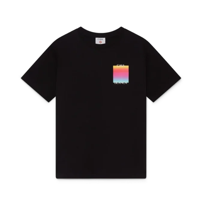 Kortærmet T-shirt med Gradient Square-logo Kortærmet T-shirt med Gradient Square-logo