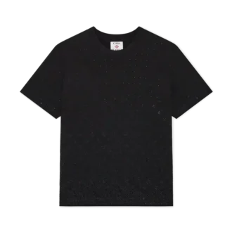 Kortærmet T-shirt med krystalmonogramlogo