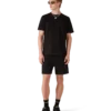 Kortærmet T-shirt med krystalmonogramlogo