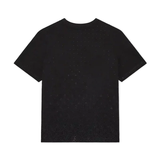 Kortærmet T-shirt med krystalmonogramlogo