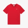 Kortærmet T-shirt med rødt diamantlogo